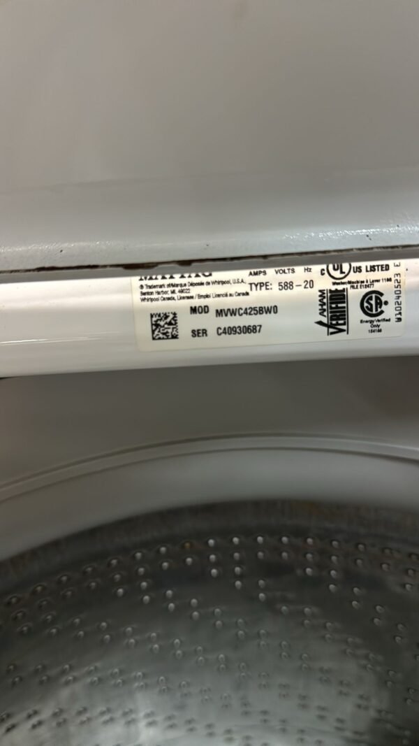 27 Inch Refurbished Top-Load Washer with 3.8 cu. ft. Capacity