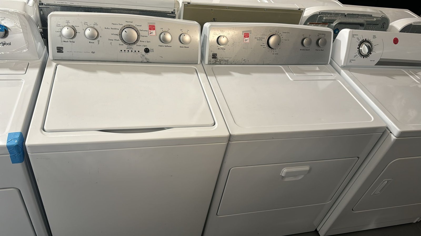 Kenmore Used Washer Dryer Set – White