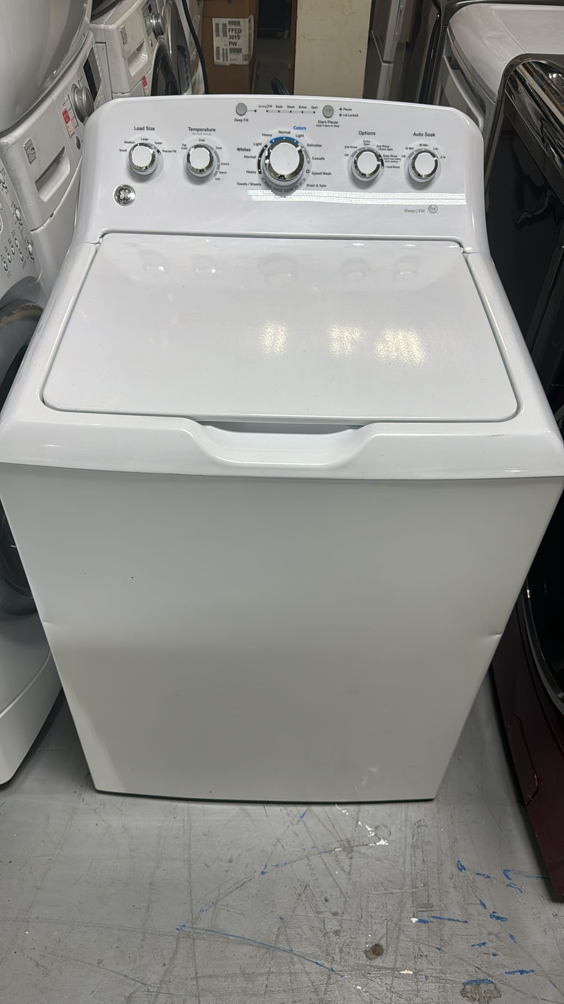 GE Washer Top Load ( Used ) – White