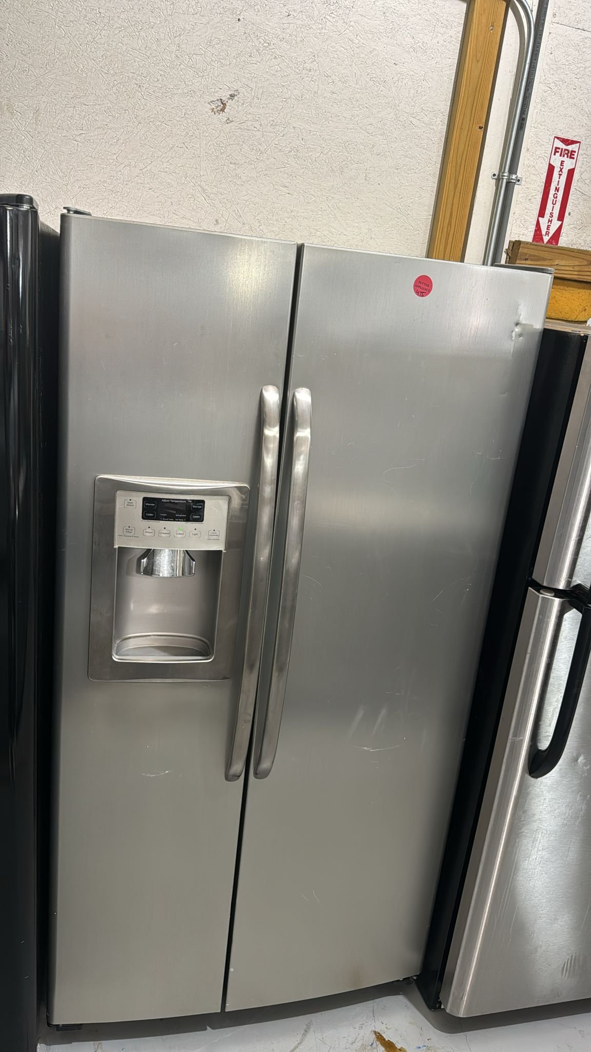 Scratch And Dented Side By Side Refrigerator – Stainless