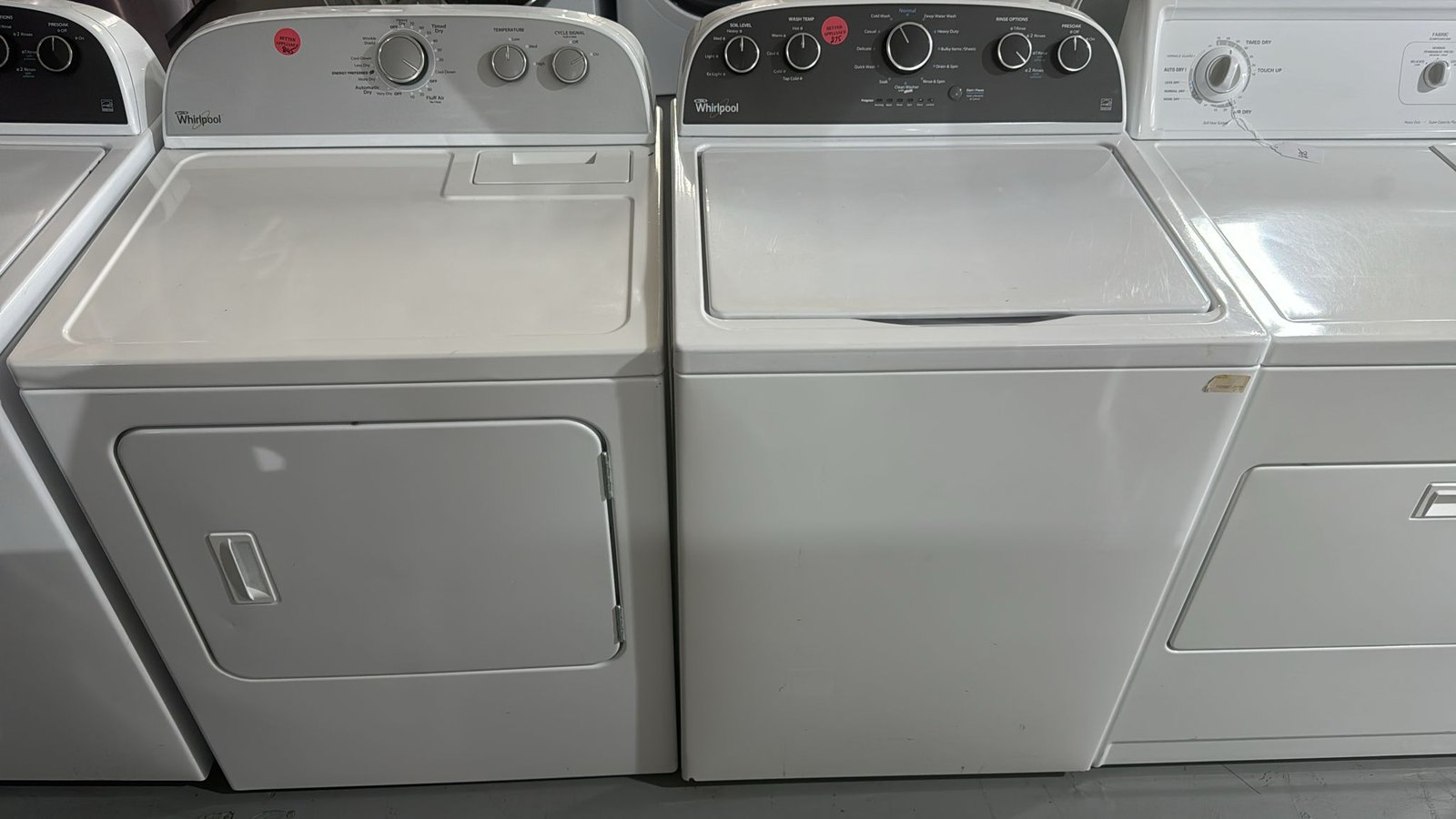 Whirlpool Used Washer Dryer Set