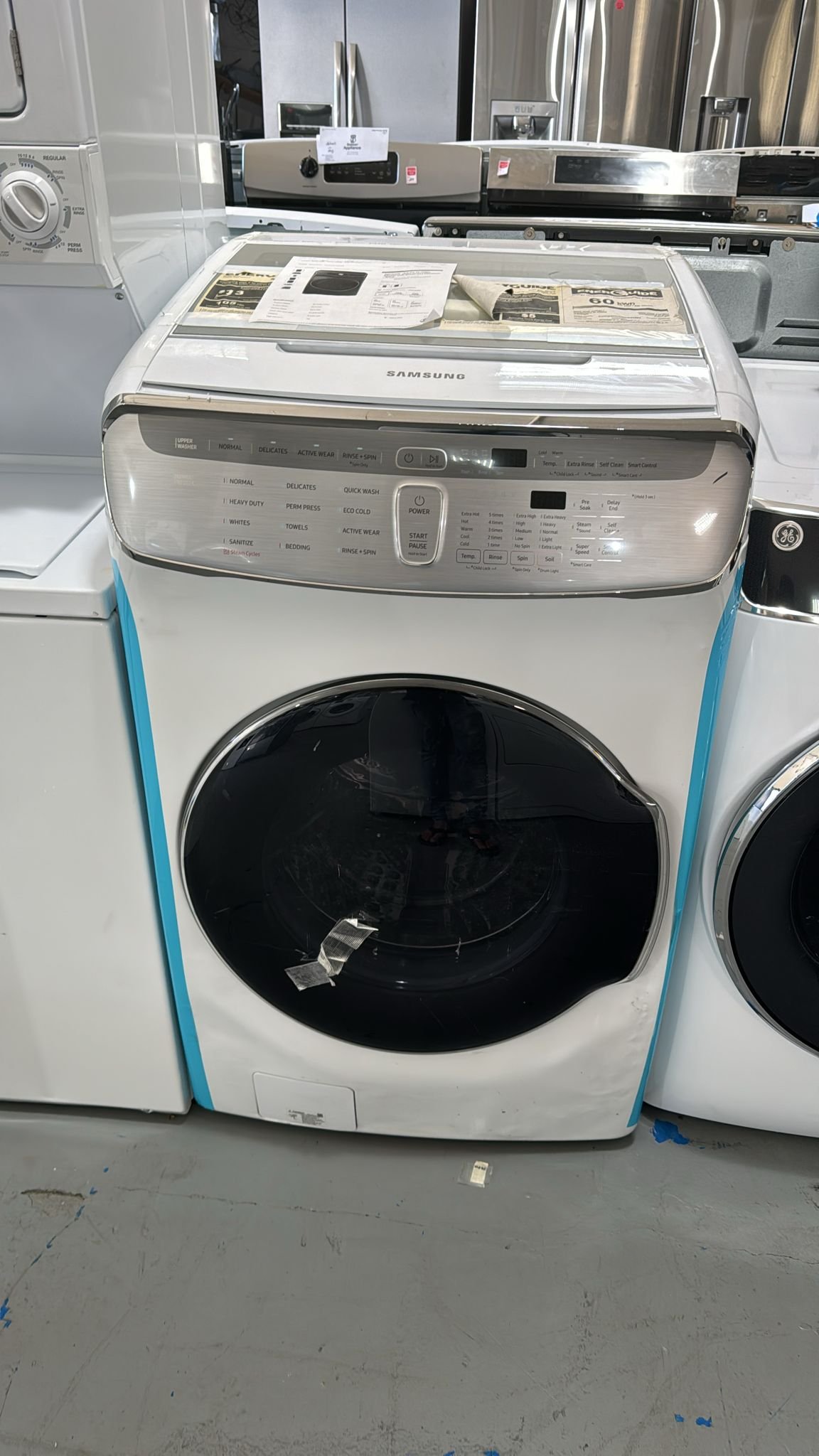 Samsung New - 6.0 Cu. Ft. High-Efficiency Smart Front Load Washer