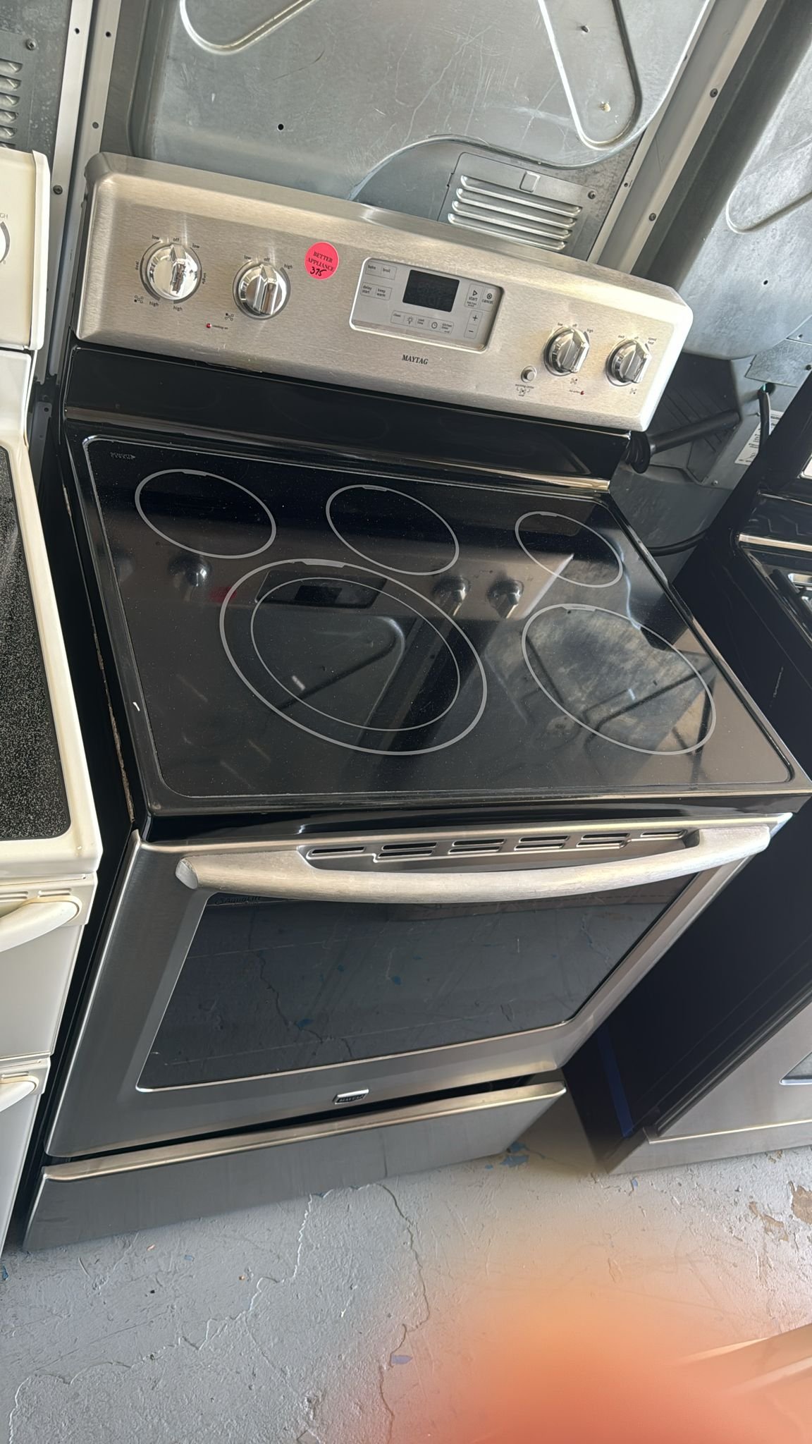 Maytag Used Electric Range Freestanding – Stainless
