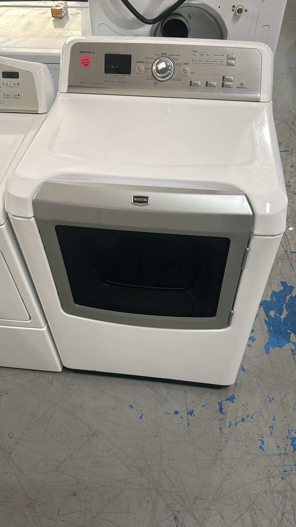Maytag Used Front Load Dryer – White