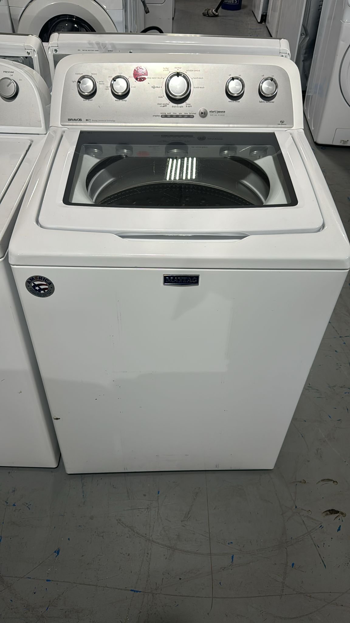 Maytag Top-Loading White Washing Machine