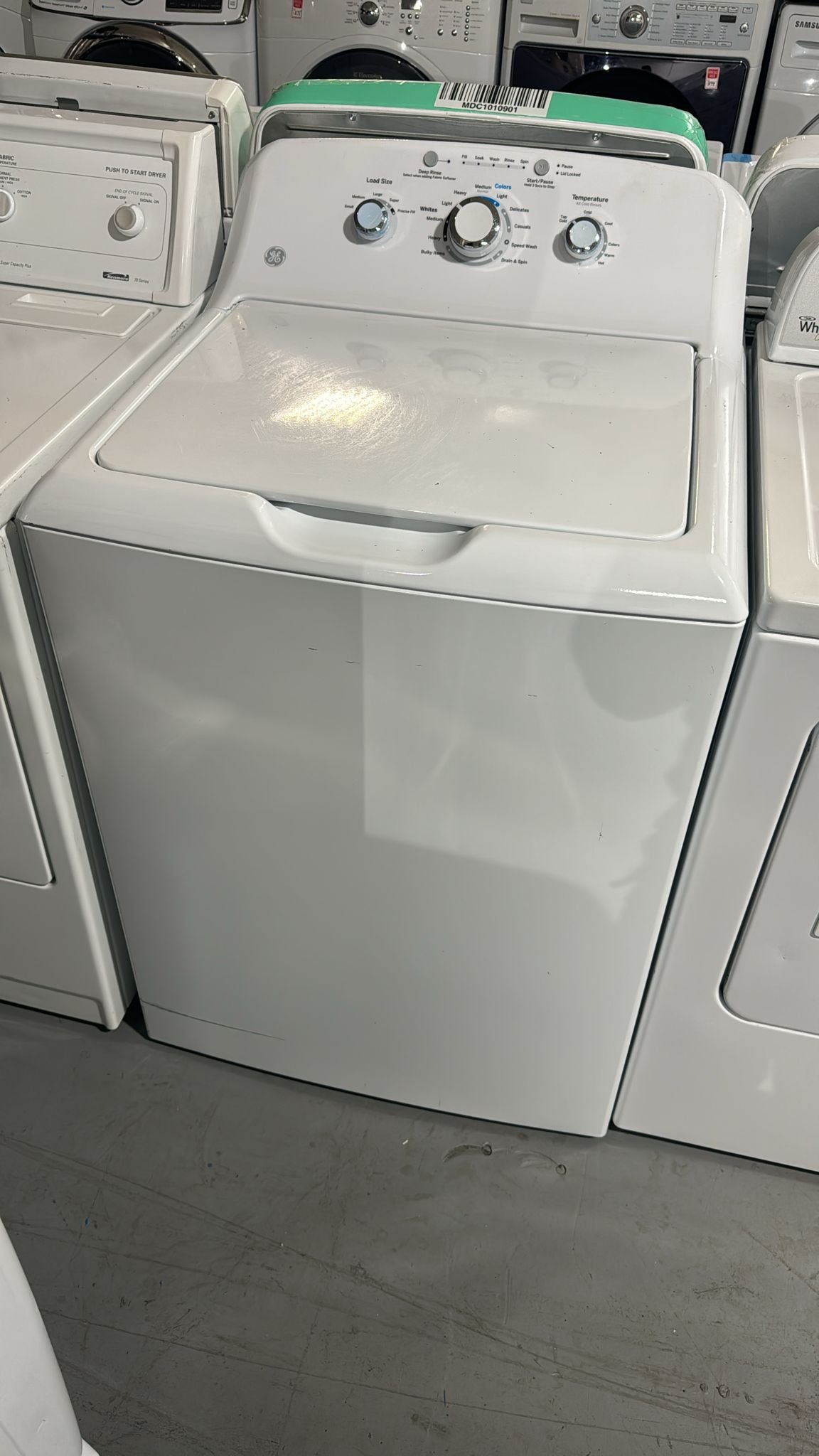 GE Used Top Load Washer – White