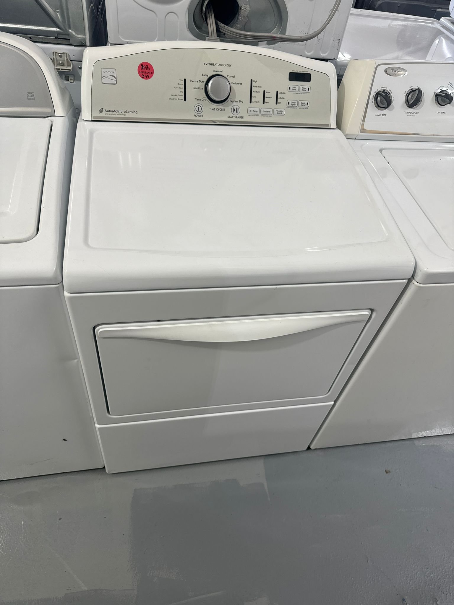 Kenmore Used Front Load Gas Dryer – White
