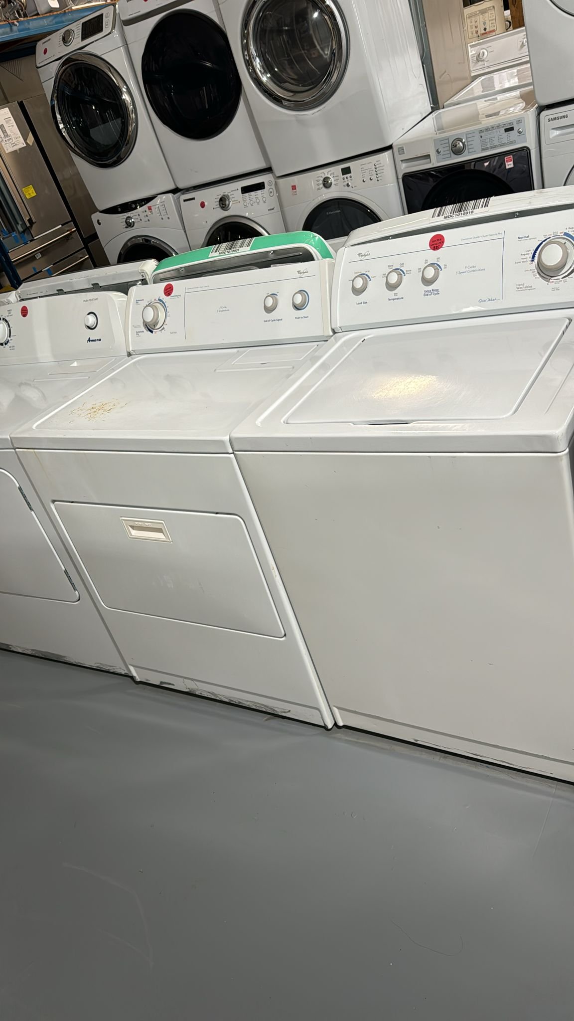 Whirlpool White Washer Dryer Combinations & Sets