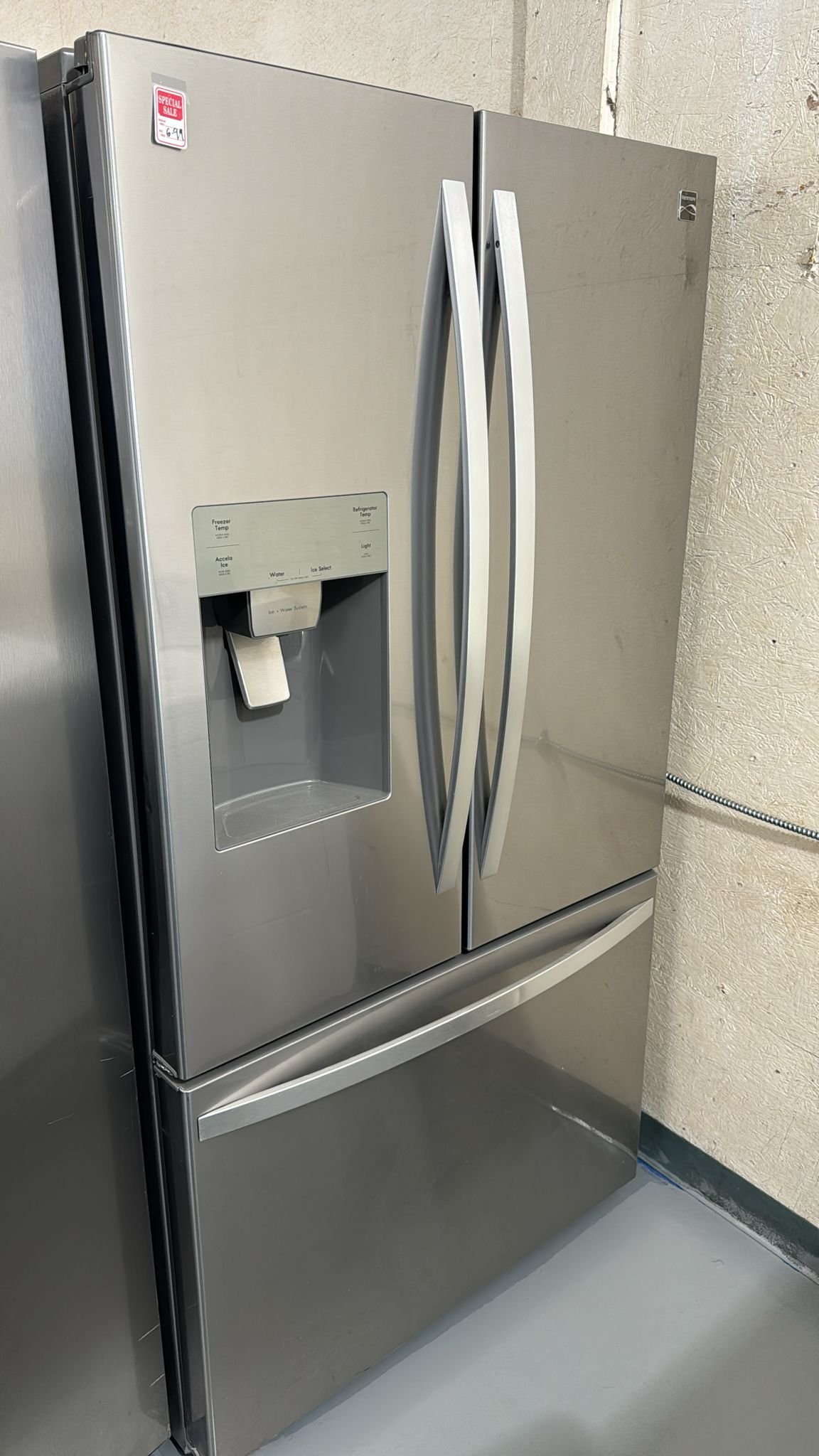 Kenmore Like New 3 Door French Door Refrigerator – Stainless