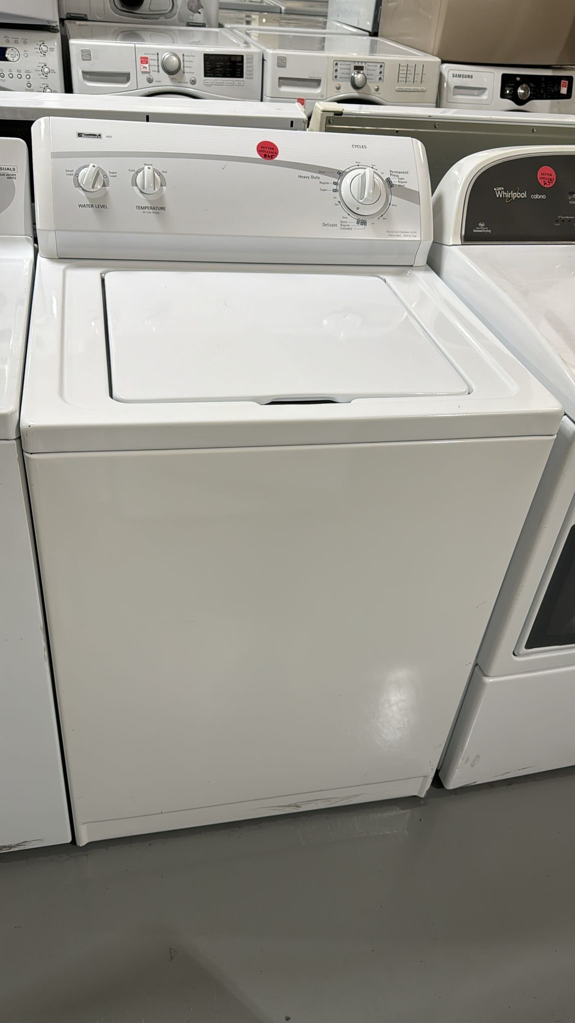 Kenmore Used Top Load Washer – White