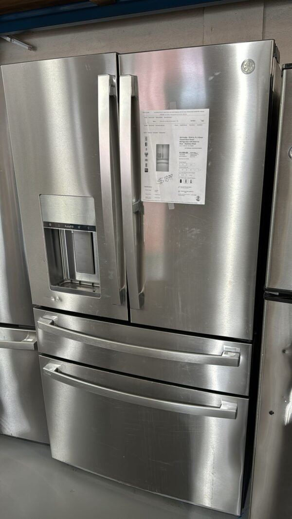 GE Profile - 27.9 Cu. Ft. 4-Door French Door Smart Refrigerator with Door-In-Door