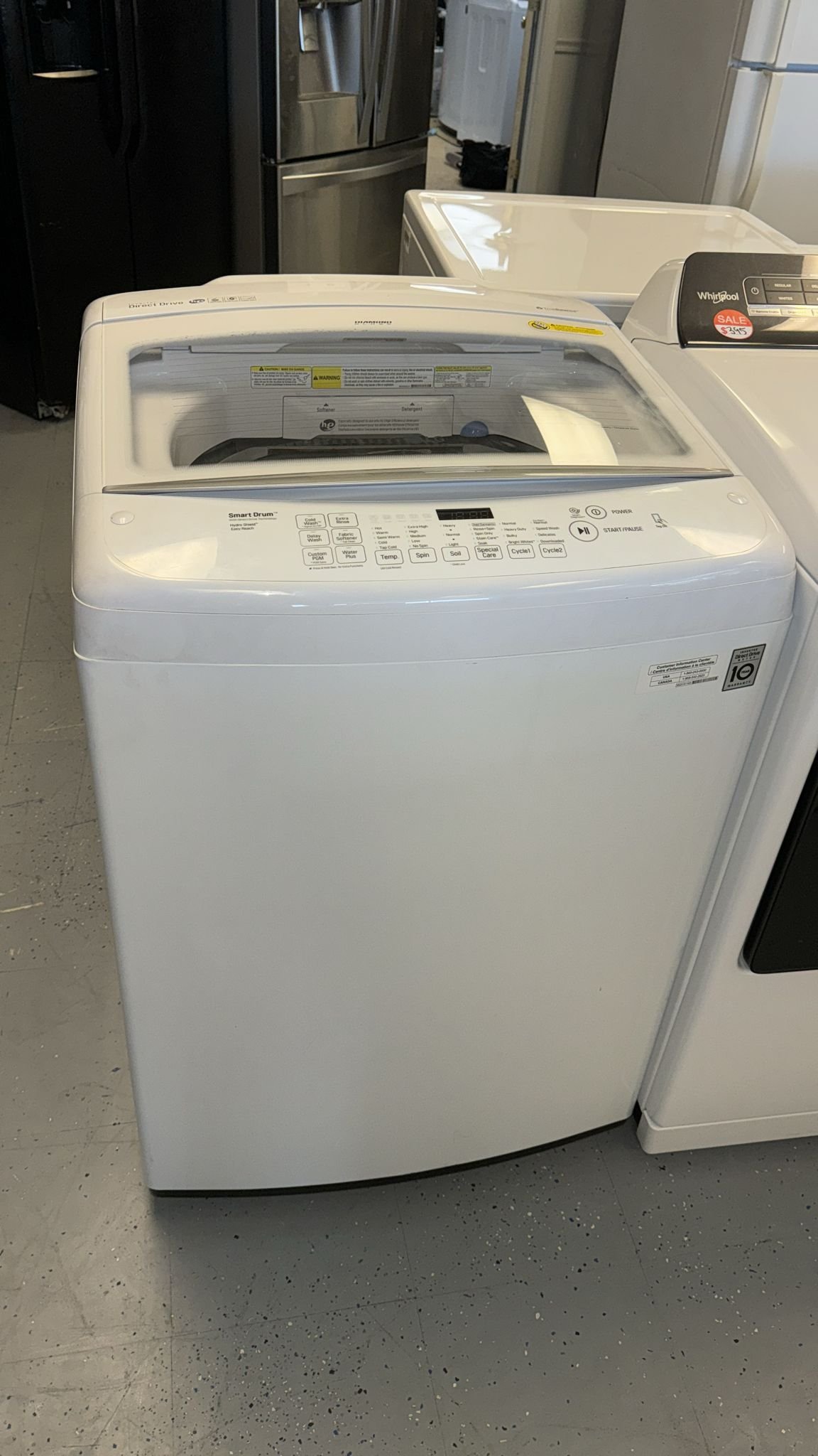 Used Top Load Washer - White