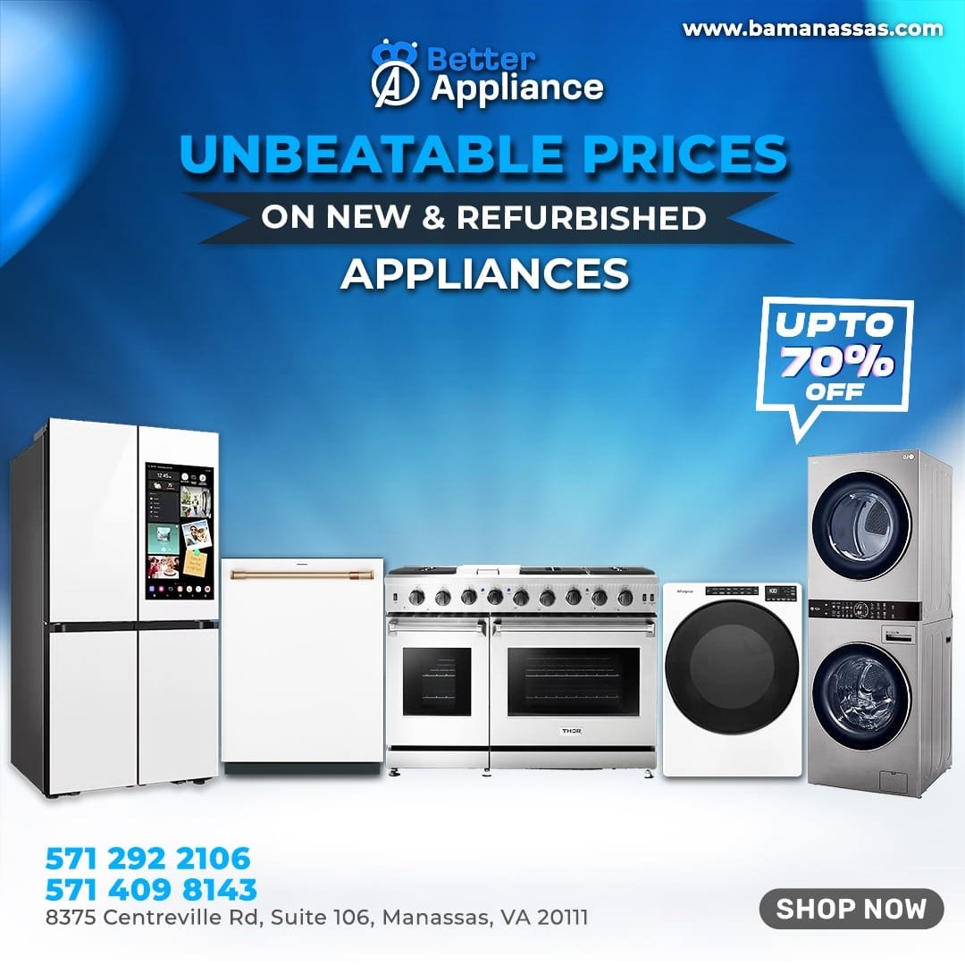 Affordable Home Depot Home Appliances at Better Appliance in Manassas, VA