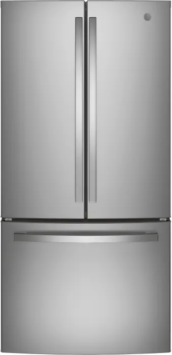 GE New GNE25JYKFS 33 Inch French Door Refrigerator