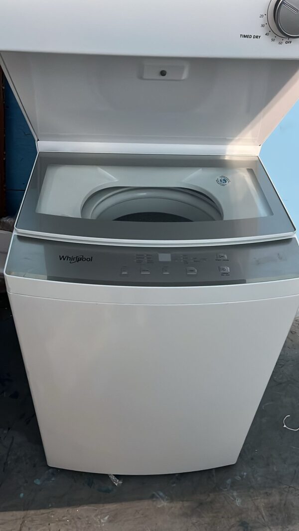 Whirlpool Like-New WET4024HW 1.6 cu.ft Electric Stackunit - Image 3