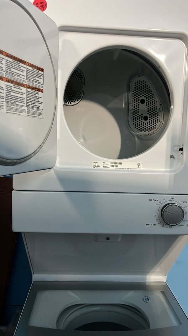 Whirlpool Like-New WET4024HW 1.6 cu.ft Electric Stackunit - Image 4