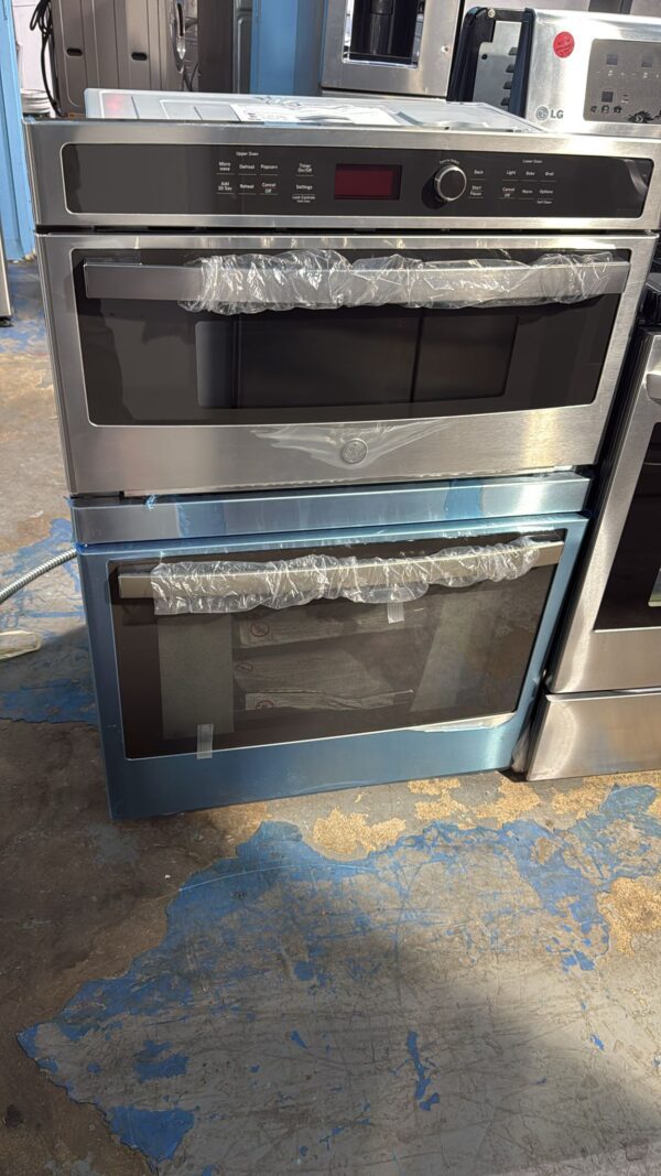 GE New JT3800SHSS 30 Inch Combination Double Wall Oven - Image 2