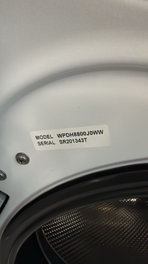 GE Used WPDH8800J0WW 27 Inch Front-Load Washer - White - Image 3