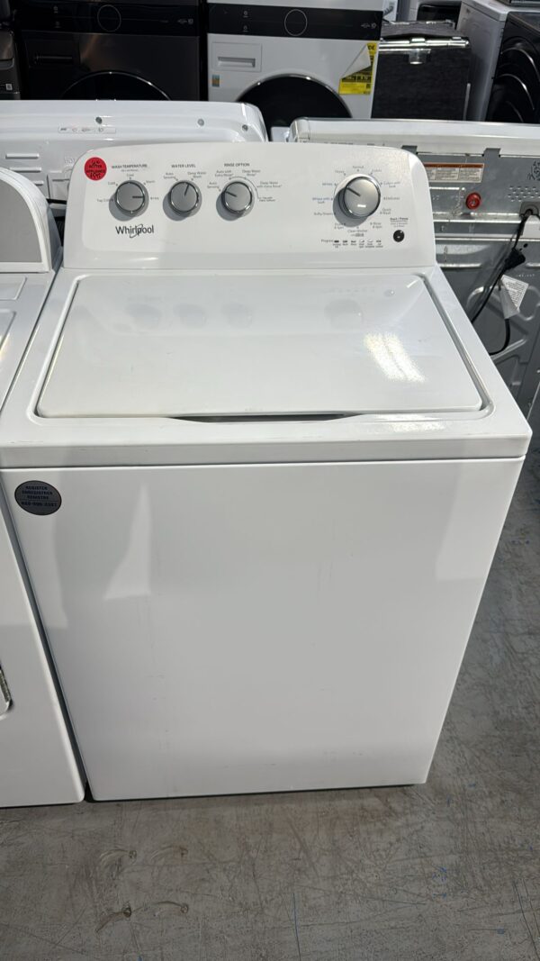Whirlpool Used WTW4855HW 28 Inch Top Load Washer - Image 2