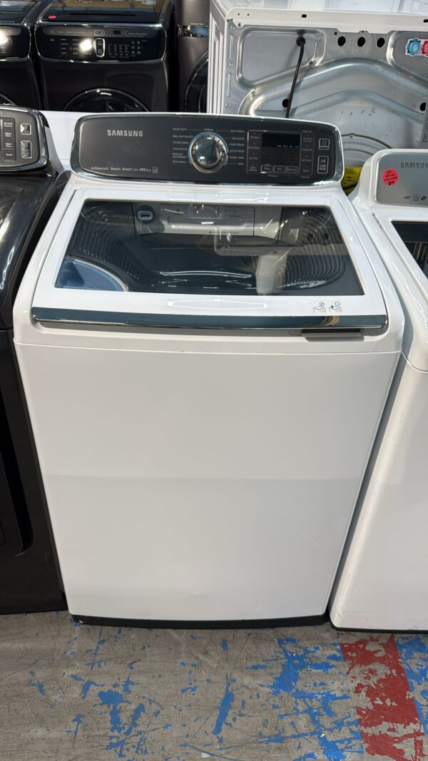 Samsung New WA52M7750AW 27 Inch Top Load Washer - Image 2