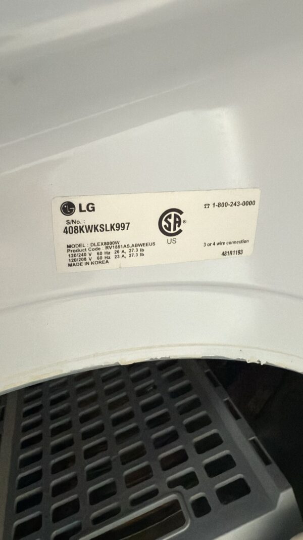 LG Refurbished Front Load Washer And Dryer Set In Excellent Condition - Image 6