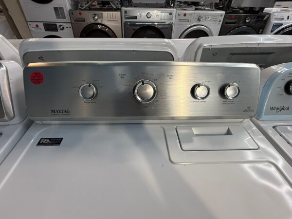 Whirlpool Used WTW4816FW MEDC465HW Washer-Dryer Set - Image 5