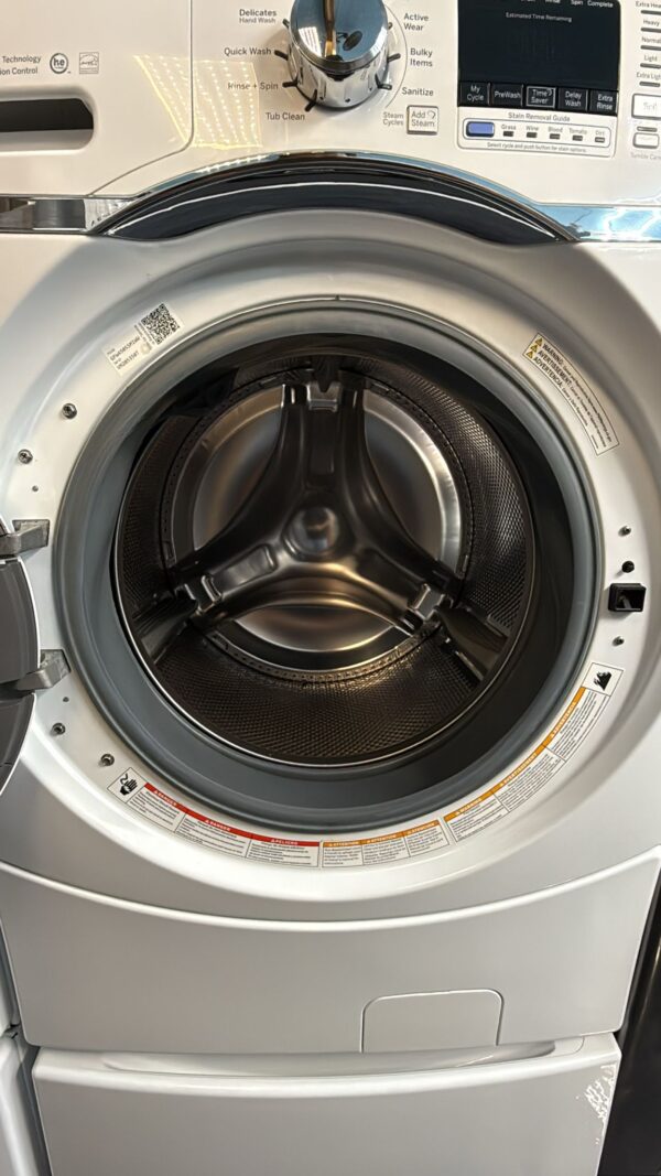 GE Refurbished GFD45ESSMWW GFW450SSMWW Front Load Washer/Dryer Set - Image 4