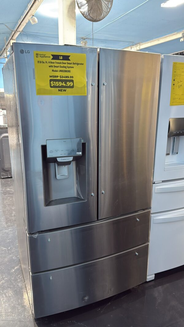 LG New LMXS28626S 36 Inch 4-Door French Door Refrigerator - Image 2