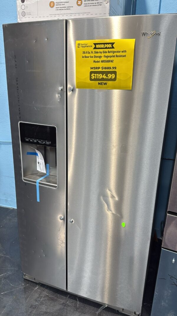 Whirlpool New WRS588FIHZ 36 Inch Side by Side Refrigerator - Image 2