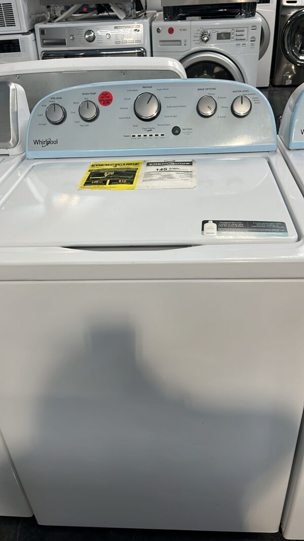 Whirlpool New WTW4816FW 28 Inch Top Load Washer - Image 2