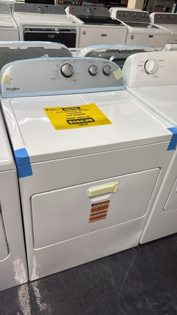 Whirlpool New WED4950HW 29 Inch Smart Electric Dryer - Image 2